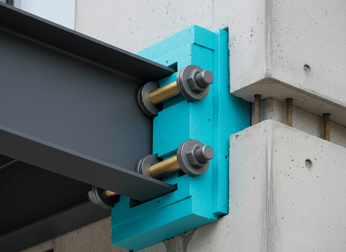 Wärmebrückenfreie Befestigung