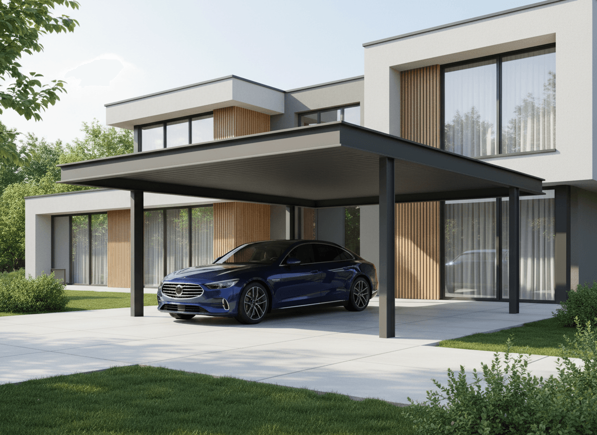 Modernes Carport