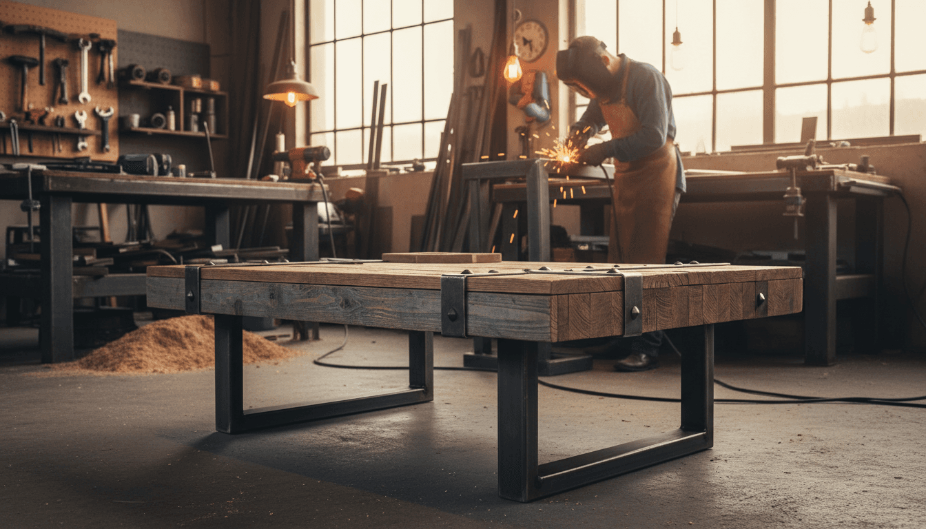 Maßgefertigtes Metallmöbel