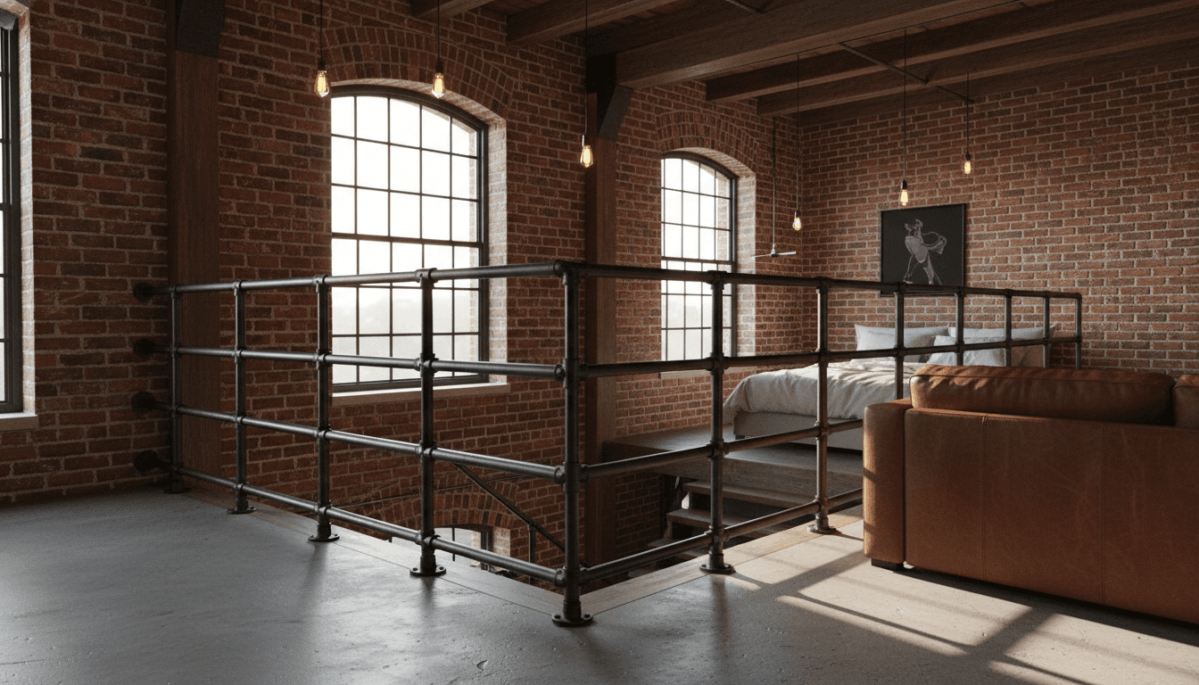 Schmiedeeisen-Geländer