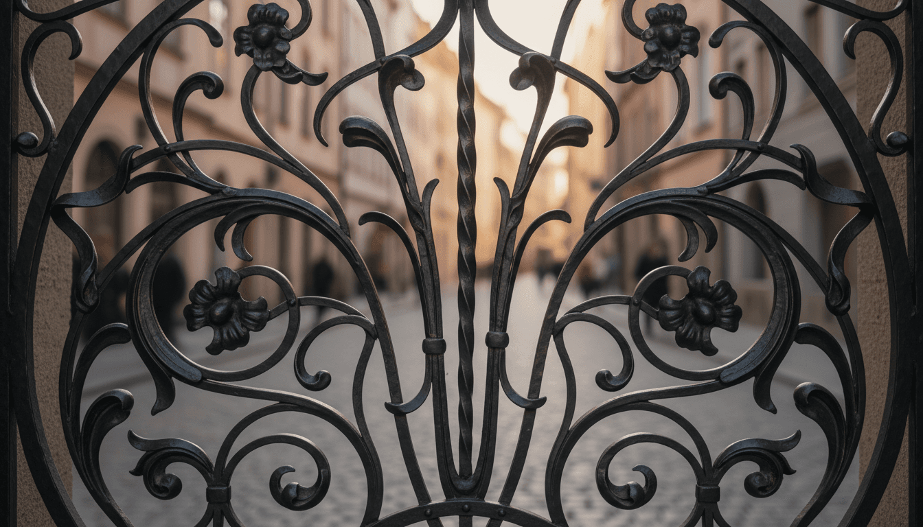 Dekorative Schmiedegitter