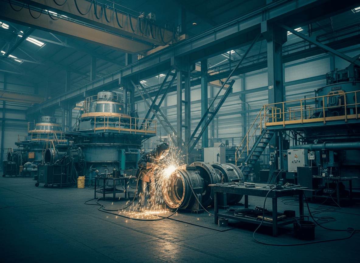 Schweißarbeiten vor Ort