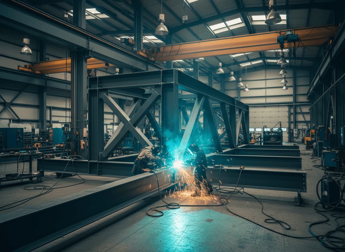 Stahlrahmenfertigung