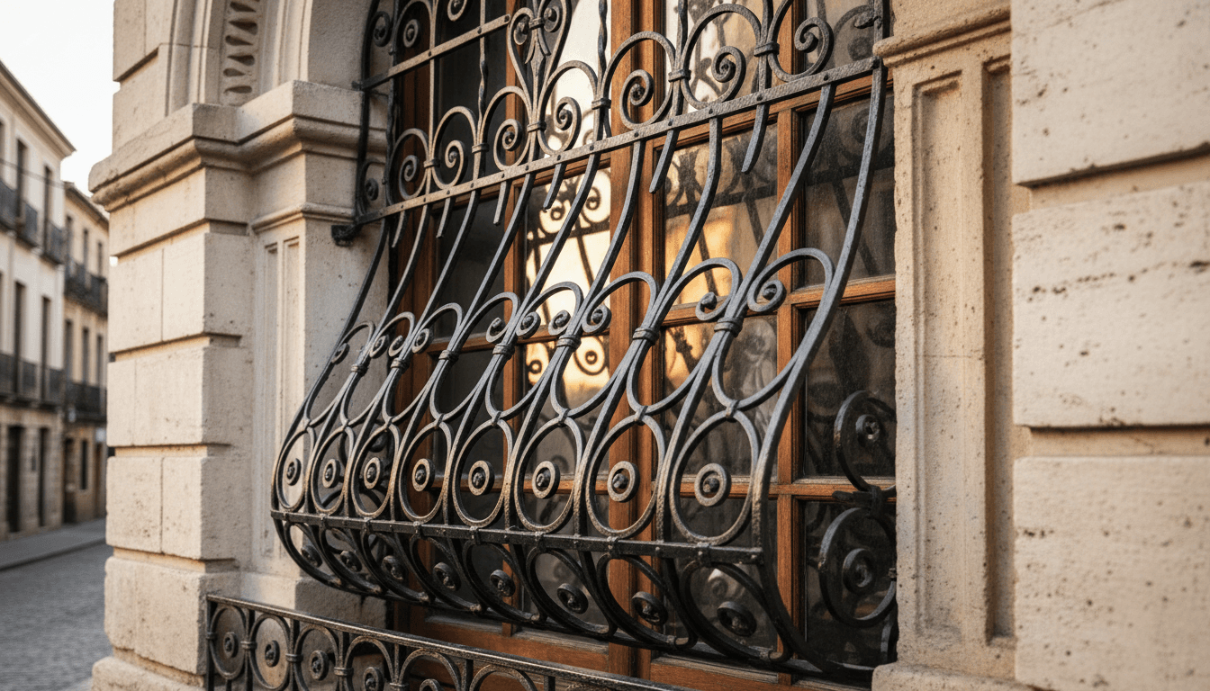 Dekoratives Fenstergitter