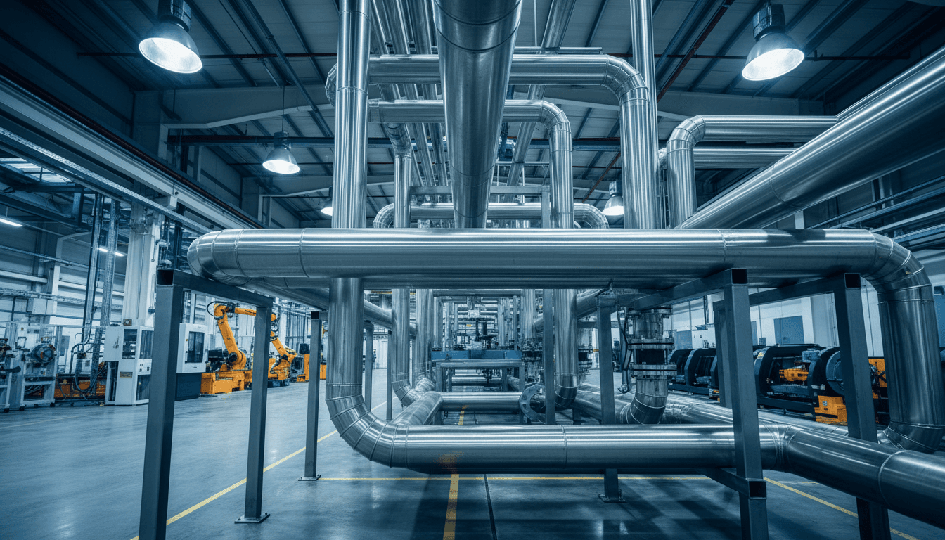 Industrieller Rohrbau