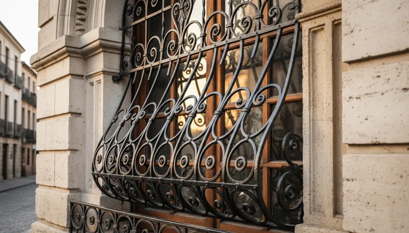 Dekoratives Fenstergitter